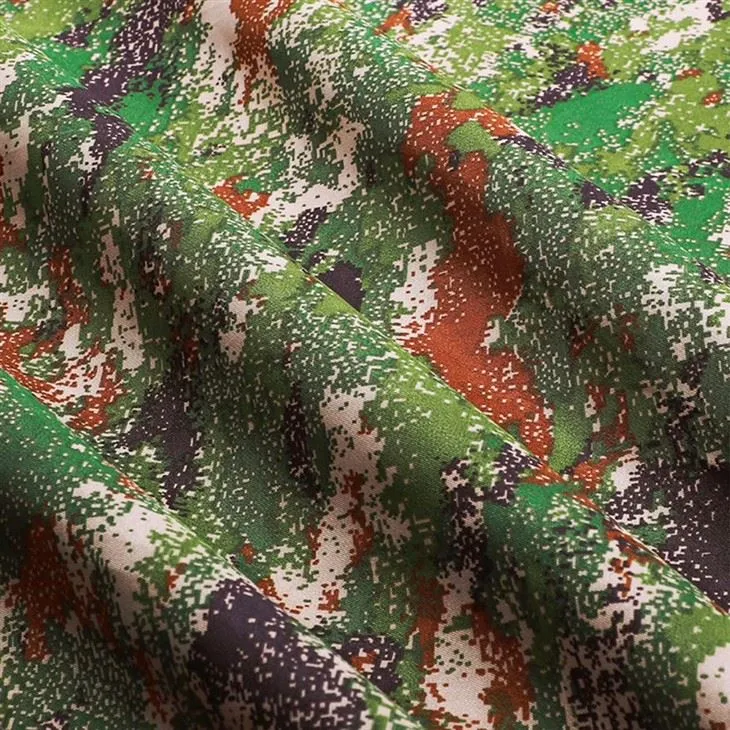 Camo Printing Stretch Twill Fabric high quality